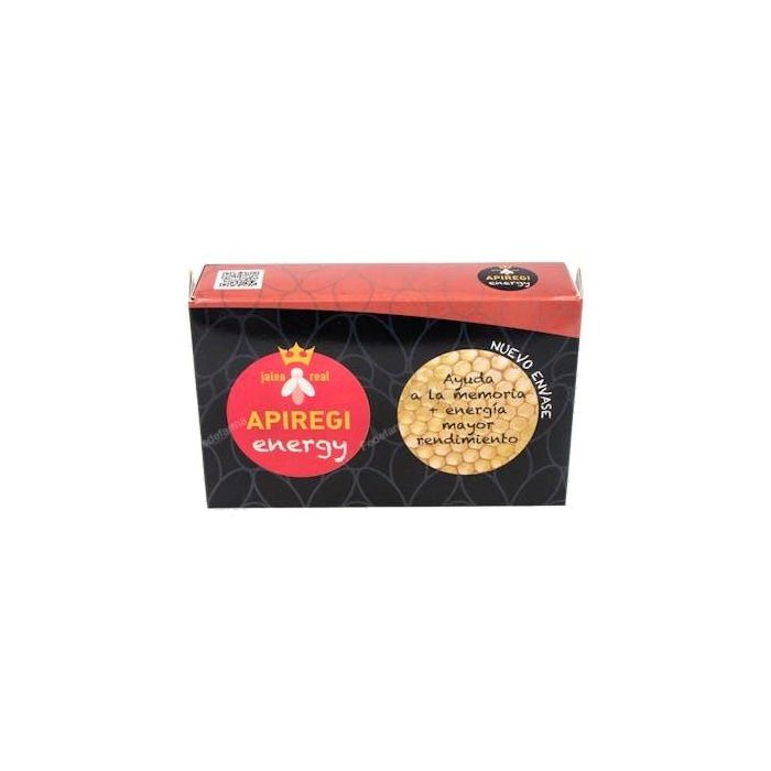Apiregi Energy Adolescencia Jalea Real, Colina, Fosfatidilserina, Hierro, Zinc, Vitaminas B1, B5, B6, Niacina 20 Viales