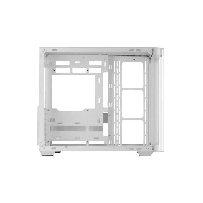 Mars Gaming MC-FUSION Caja Gaming Semitorre Blanca con Cristal Curvado, Doble Cámara, Refrig. Líquida 360mm (MCFUSIONW) 3