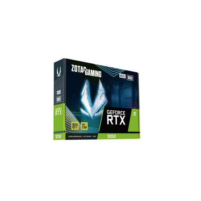 Zotac GAMING GeForce RTX 3050 Eco Solo 8GB GDDR6 128bit PCIe x8 4.0 HDMI 2.1 DisplayPort 1.4a - ZT-A30500R-10L 6