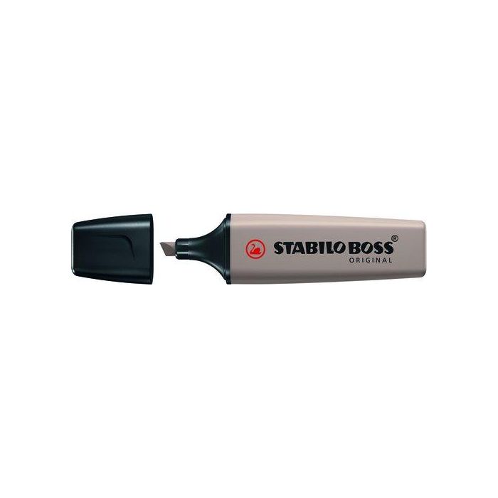 Marcador Fluor Stabilo Boss 70 Nature Colors Gris Calido 10 unidades