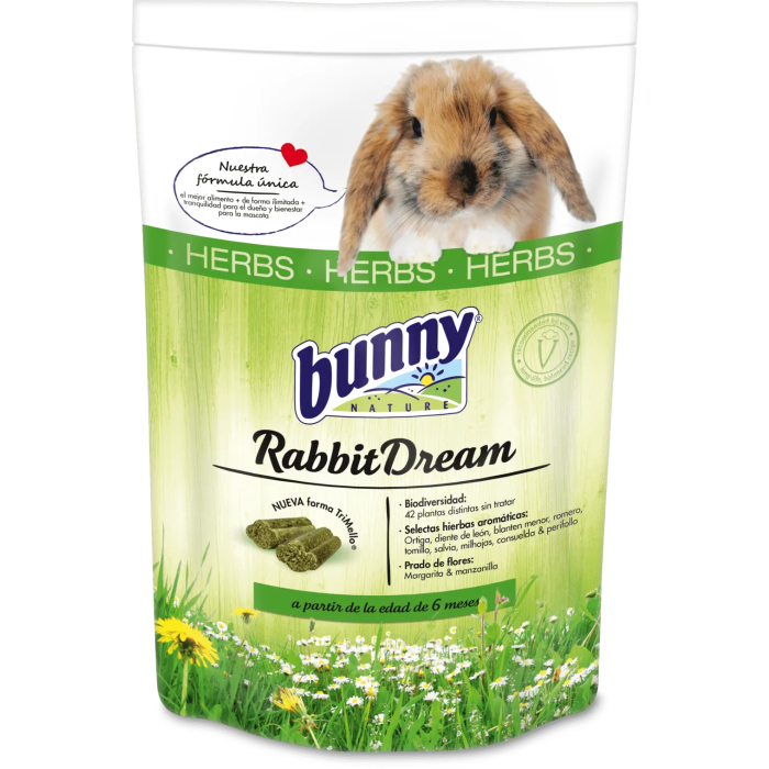 Bunny Nature Alimento Sueño Conejo Enano Hierbas 1,5 kg