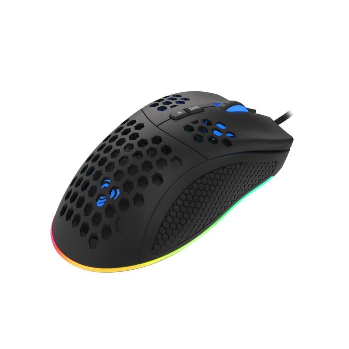 GENESIS Krypton 555 Ratón Gaming USB Óptico Pixart PAW3333 8000 DPI 7 Botones Programables RGB Ergonómico Mano Derecha Negro 6