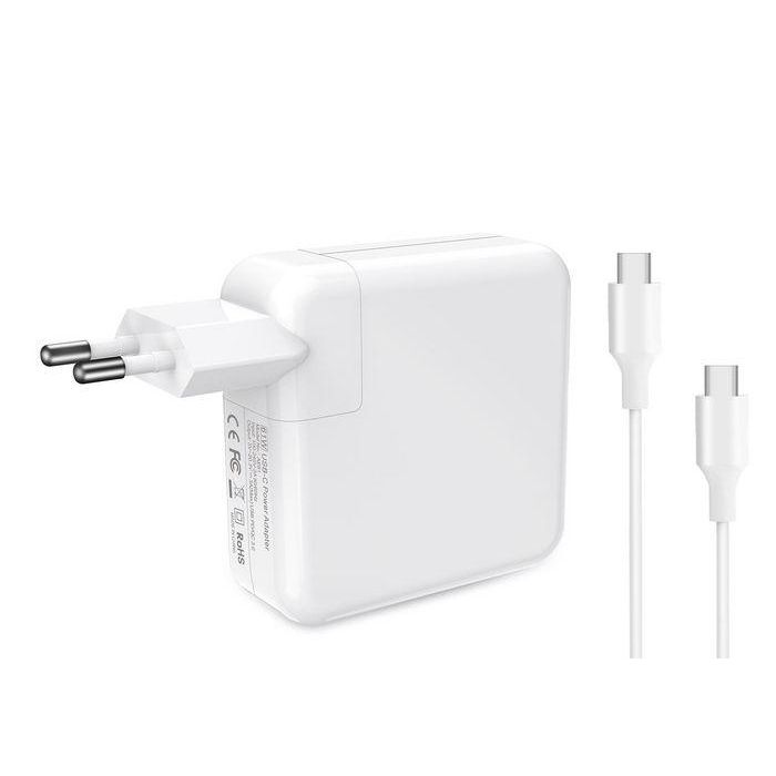 CoreParts Cargador USB-C para Apple MacBook 61W 5V 2.4A-20V 3.05A Blanco