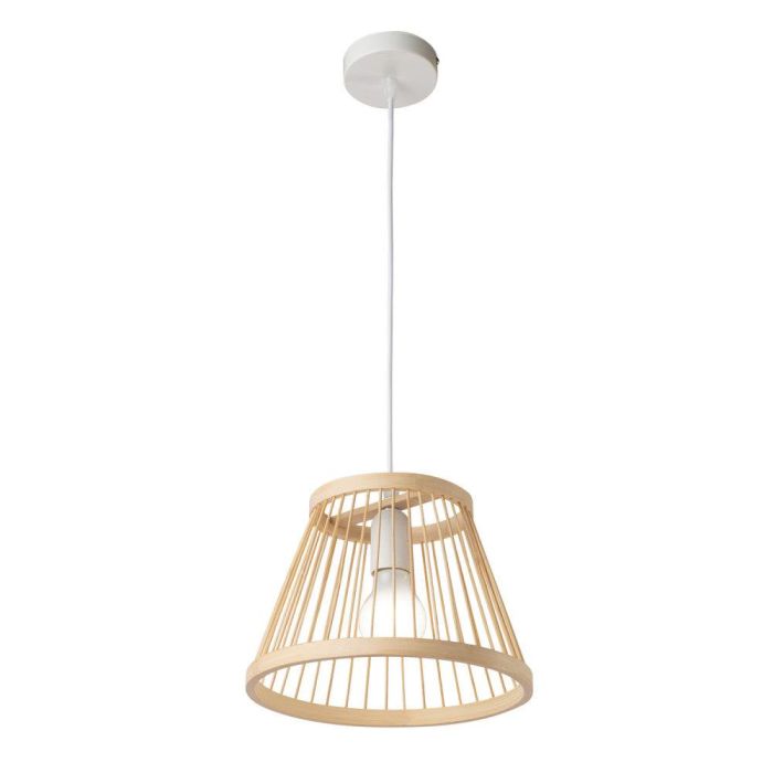 SKD-P80101 Lámpara Colgante Bielsko-Biala de Ratán Natural Resistente, Estilo Boho-Chic para Interiores, Casquillo E27 4
