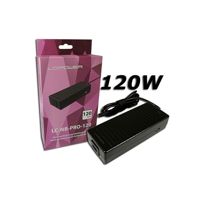 LC-Power Adaptador Corriente Portátil LC NB Pro 120 120W 2 LC-Power Adaptador Corriente Portátil LC NB Pro 120 120W 2