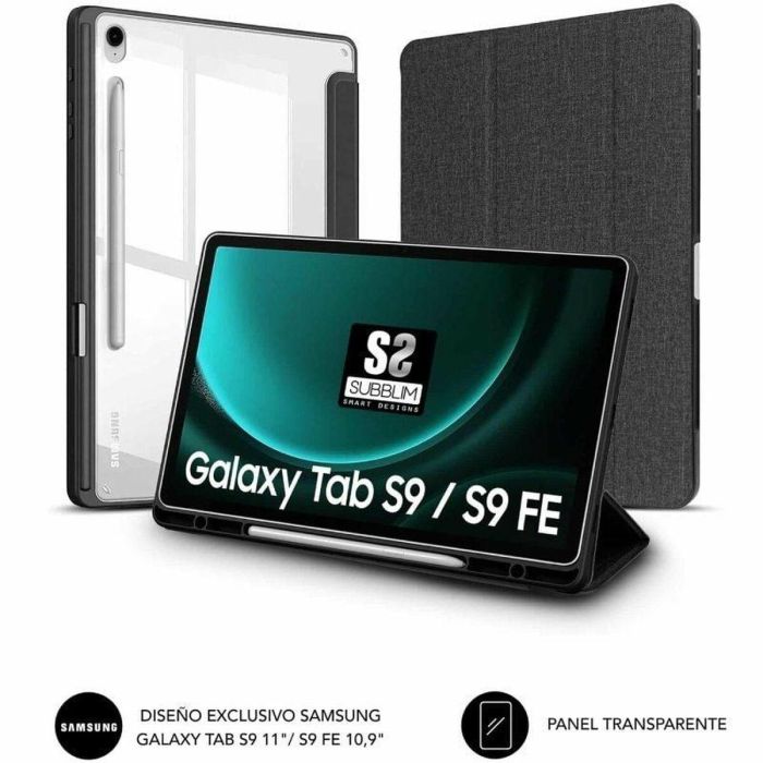 SUBBLIM Clear Shock Case Samsung S9 11"/S9 FE 10,9"