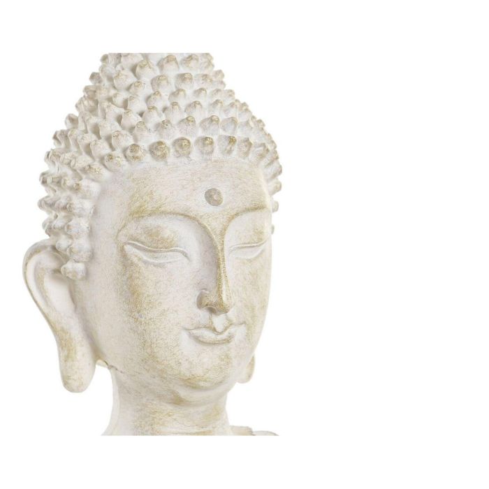 Figura Decorativa DKD Home Decor Buda Blanco Resina (30 x 17 x 41 cm) 3