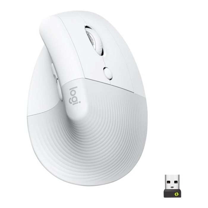Logitech Ratón Vertical Lift Ergonómico Inalámbrico Bluetooth 2.4GHz USB Logi Bolt 4000 PPP 6 Botones para Windows Mac Android Blanco Hueso Logitech Ratón Vertical Lift Ergonómico Inalámbrico Bluetooth 2.4GHz USB Logi Bolt 4000 PPP 6 Botones para Windows Mac Android Blanco Hueso