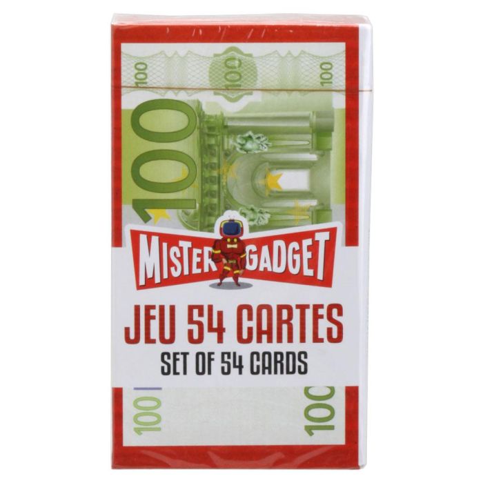 Baraja 54 Cartas Billetes Mister Gadget