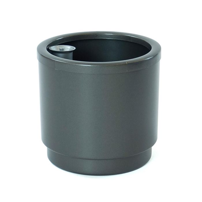 Plastiken Hidrojardinera Antracita Ø22cm 8L - Sistema Autorriego