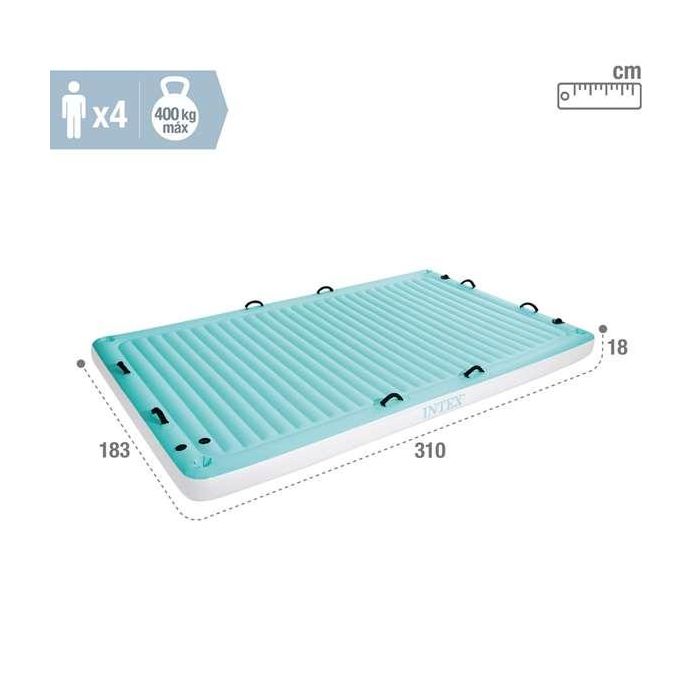 Intex Colchoneta Manta Flotante Hinchable 310x183cm 5