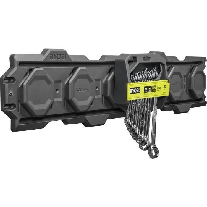 Juego de 12 llaves (8, 9, 10, 11, 12, 13, 14, 15, 16, 17, 19, 22 mm) - RYOBI - Ángulo de recuperación de 15° - Compatible con Ryobi LINK 1 Juego de 12 llaves (8, 9, 10, 11, 12, 13, 14, 15, 16, 17, 19, 22 mm) - RYOBI - Ángulo de recuperación de 15° - Compatible con Ryobi LINK 1