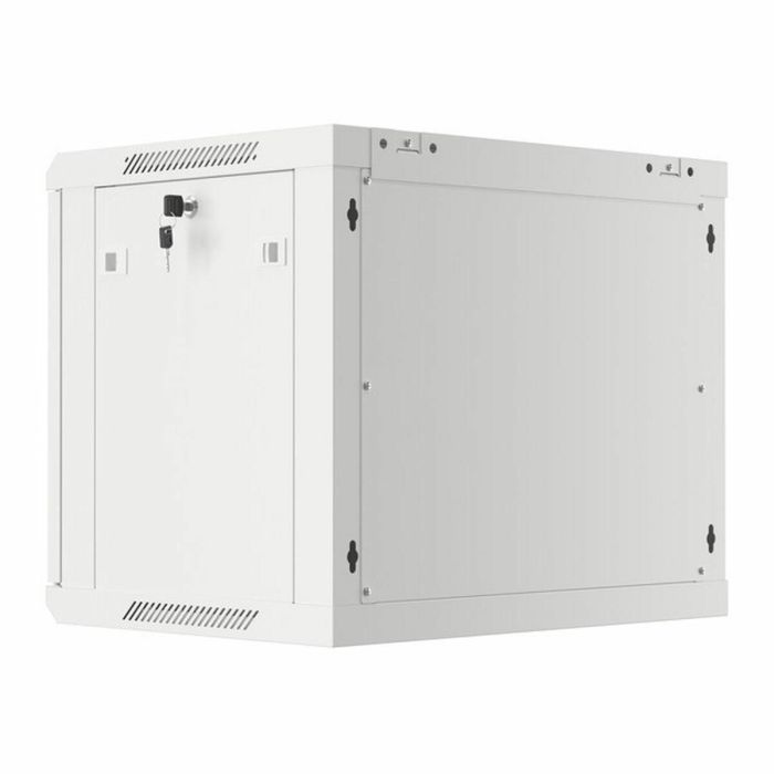 Lanberg WF01-6409-10S Armario Rack Bastidor de Pared de 9U con Carga Máxima de 60 kg, Color Gris 11
