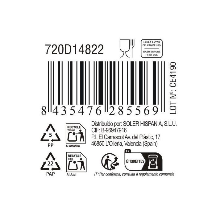 Bol para aperitivos Pica-Pica, 15x11.5x4.2 cm - Inde (24 Unidades) 3 Bol para aperitivos Pica-Pica, 15x11.5x4.2 cm - Inde (24 Unidades) 3