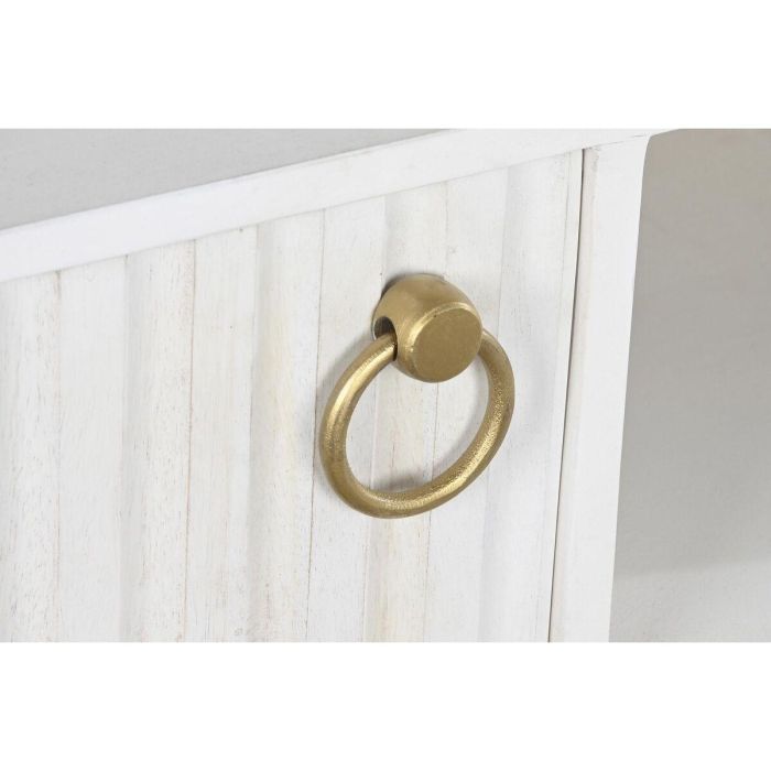 Mueble de TV DKD Home Decor Dorado Metal Blanco Madera de mango 120 x 40 x 60 cm 6 Mueble de TV DKD Home Decor Dorado Metal Blanco Madera de mango 120 x 40 x 60 cm 6