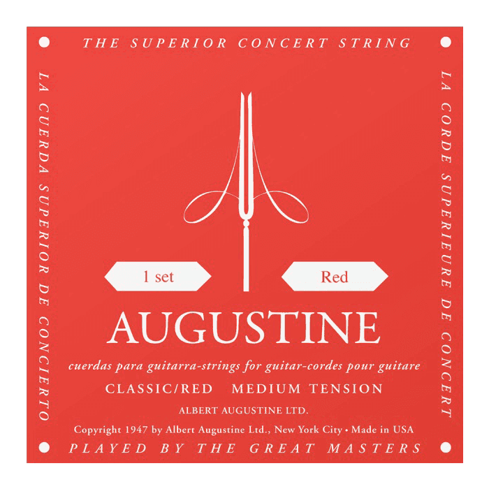 Augustine Juego Cuerdas Guitarra Clásica Nylon Tensión Normal