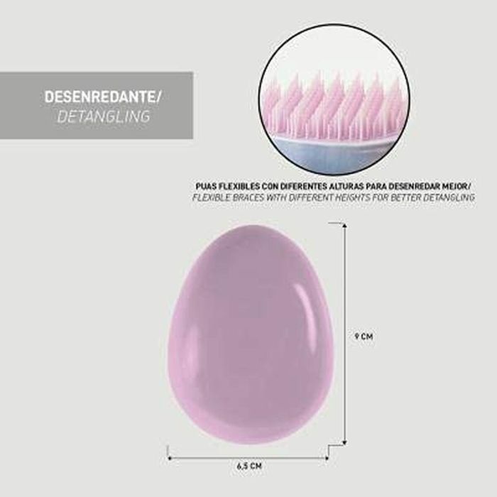 Inca Cepillo Desenredante Infantil Minnie Disney. Para cabello suave, sin tirones ni enredos. Diseño compacto 7x9x4 cm, 1 unidad. 2