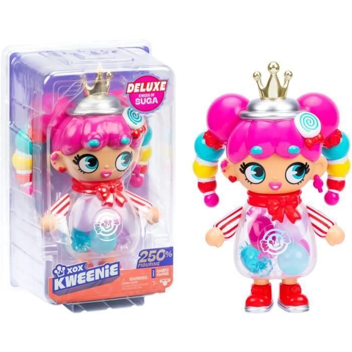 Muñeca gigante - XOX KWEENIE - Caramelo - 28 cm - Articulada - Aspecto único Muñeca gigante - XOX KWEENIE - Caramelo - 28 cm - Articulada - Aspecto único