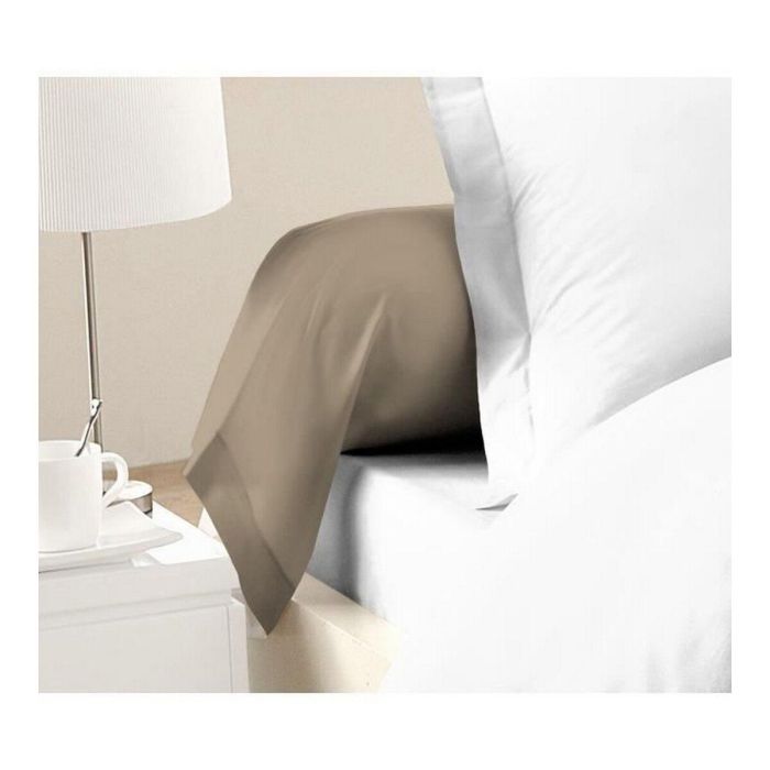 Lovely Home Lote 2 Fundas Almohada 100% Algodón 85x185 cm Beige