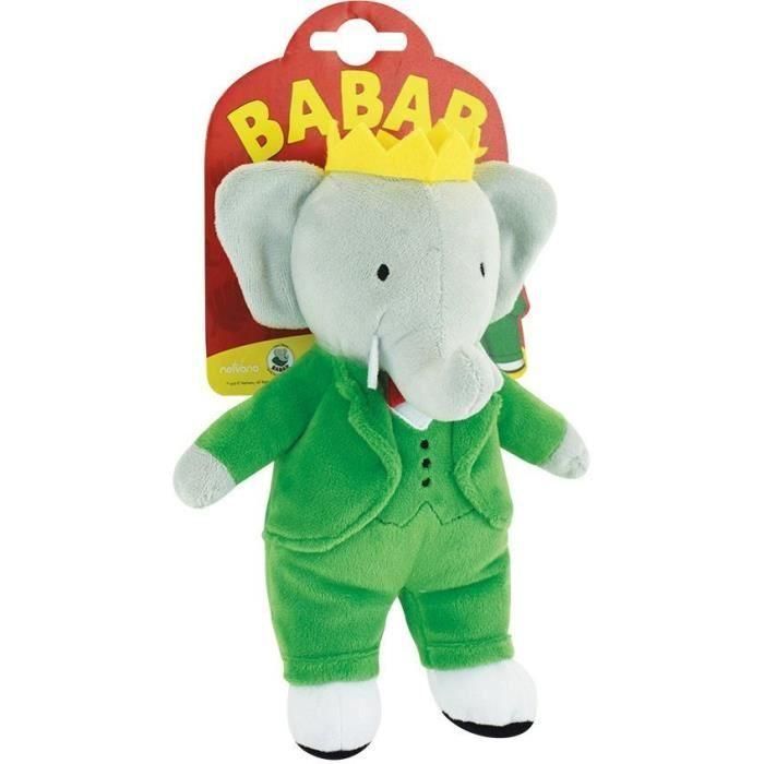 Peluche Elefante Babar +/- 20 cm - JEMINI - Representación perfecta del rey de los elefantes. 1