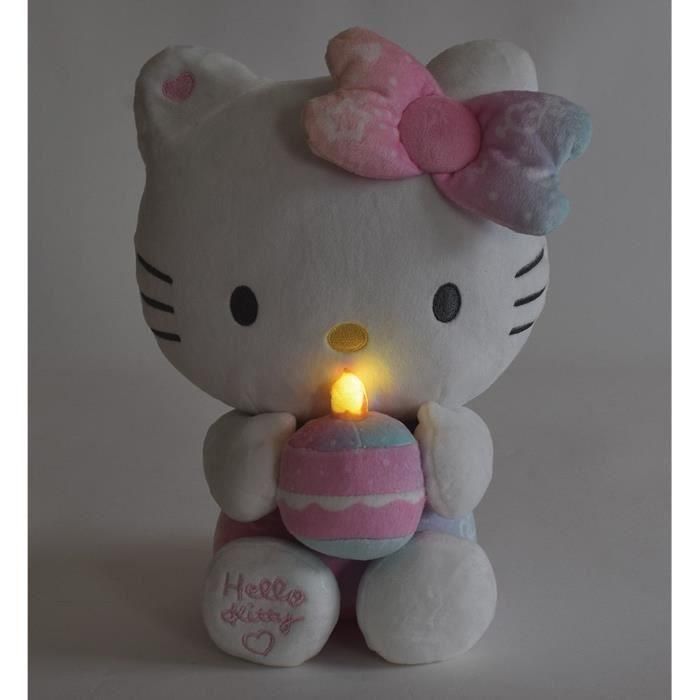 Peluche Interactivo Cumpleaños Hello Kitty +/- 26 cm - JEMINI - Música, vela y risas interactivas. 4