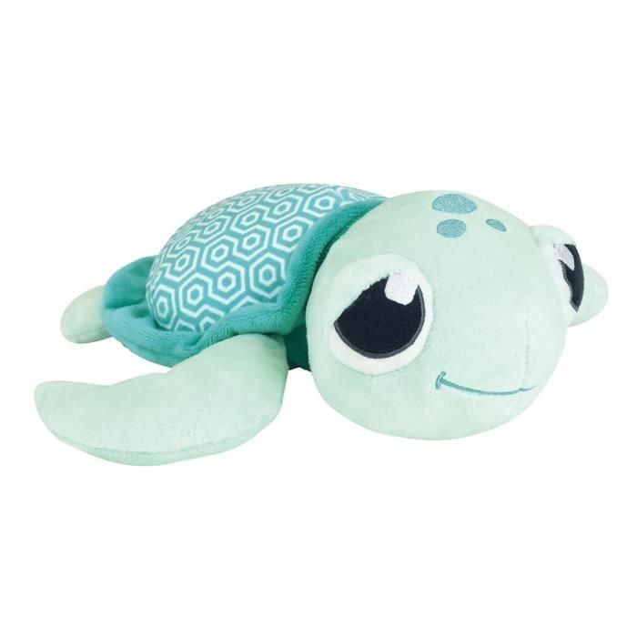 Peluche Tortuga Luminosa Natural Caparazón Ma Petite +/- 25 cm - JEMINI - Recargable con luz, funciona sin pilas. 3