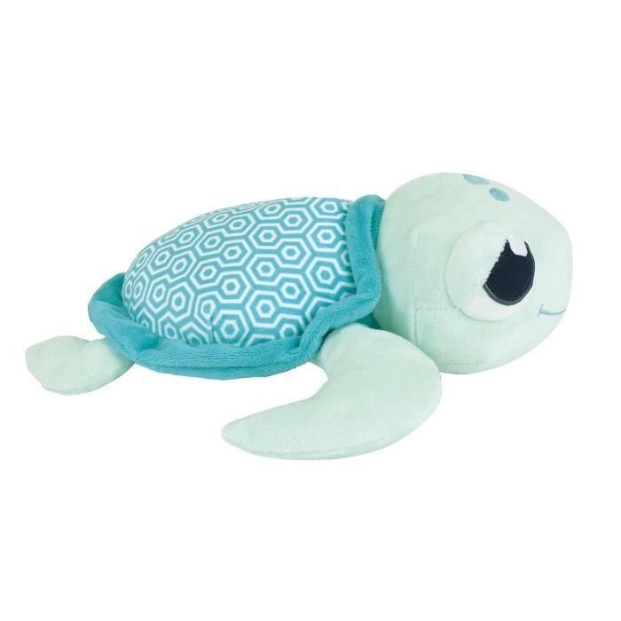 Peluche Tortuga Luminosa Natural Caparazón Ma Petite +/- 25 cm - JEMINI - Recargable con luz, funciona sin pilas. 4