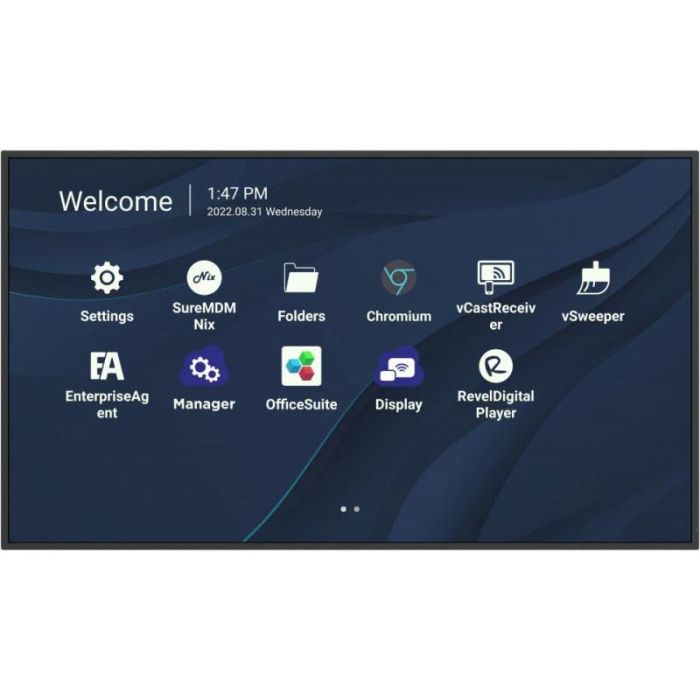 Viewsonic Pantalla CDE4330 109.2cm (43") 4K UHD 3840x2160 HDMI/LAN/USB-C 500nits Wifi 0 Viewsonic Pantalla CDE4330 109.2cm (43") 4K UHD 3840x2160 HDMI/LAN/USB-C 500nits Wifi 0