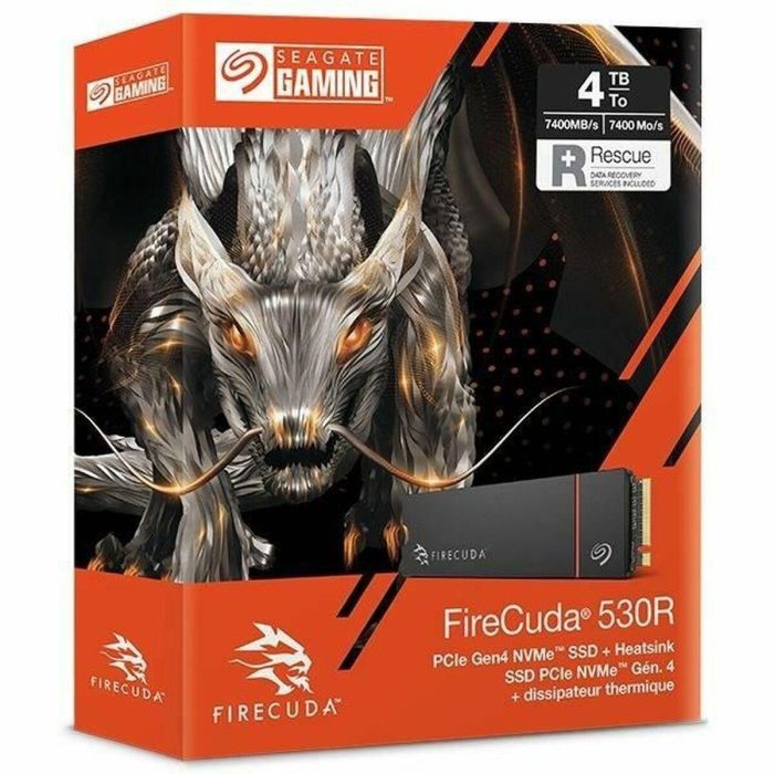 Seagate SEA1731369648830 FireCuda 530R SSD Interno 1 TB PCIe 4.0 x4 con Disipador de Calor Integrado 6