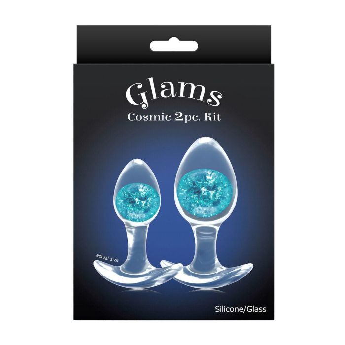 Plug Anal NS Novelties Glams Azul 2 Piezas (7 cm) (8 cm) 1 Plug Anal NS Novelties Glams Azul 2 Piezas (7 cm) (8 cm) 1
