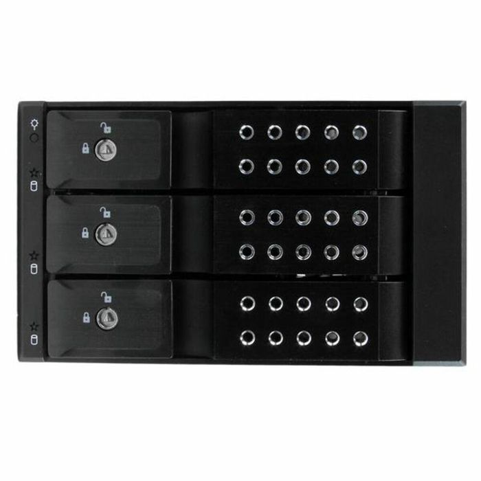 Rack Startech HSB3SATSASBA Negro 3,5" Portátil 3 Rack Startech HSB3SATSASBA Negro 3,5" Portátil 3