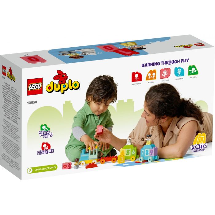 LEGO DUPLO 10954 Tren de los Números Aprende a Contar - Juguete Educativo para Bebés +18 Meses con 10 Bloques Numéricos y Figuras 8 LEGO DUPLO 10954 Tren de los Números Aprende a Contar - Juguete Educativo para Bebés +18 Meses con 10 Bloques Numéricos y Figuras 8