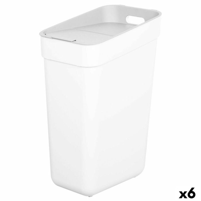 Cubo de basura Curver Blanco Plástico 30 L (6 Unidades) Cubo de basura Curver Blanco Plástico 30 L (6 Unidades)