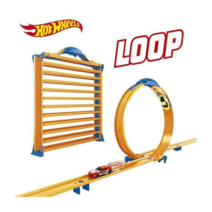 Hot Wheels Maletín Portacoches 3 en 1 Guarda 44 Coches con Rampas y Loop 30x27x6 cm 1