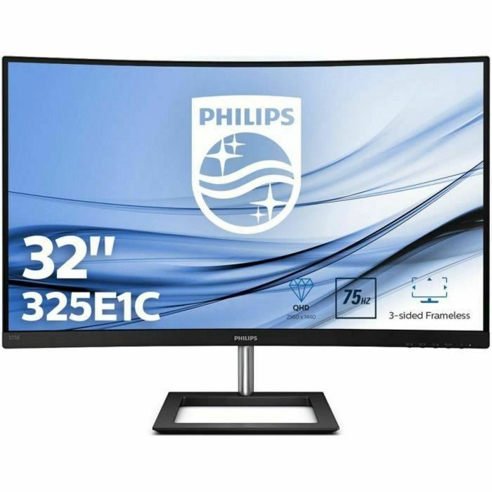 Philips Monitor Profesional Curvo 325E1C 31.5" QHD Negro Ultra Wide-Color AMD FreeSync Flicker-Free LowBlue Mode 2 Philips Monitor Profesional Curvo 325E1C 31.5" QHD Negro Ultra Wide-Color AMD FreeSync Flicker-Free LowBlue Mode 2