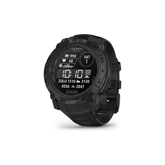 Garmin Instinct® 3 Solar Tactical Edition - Reloj Inteligente GPS, 50 mm, Pantalla AMOLED Táctil, Energía Solar, 40 Días Batería, Negro, Unisex Garmin Instinct® 3 Solar Tactical Edition - Reloj Inteligente GPS, 50 mm, Pantalla AMOLED Táctil, Energía Solar, 40 Días Batería, Negro, Unisex