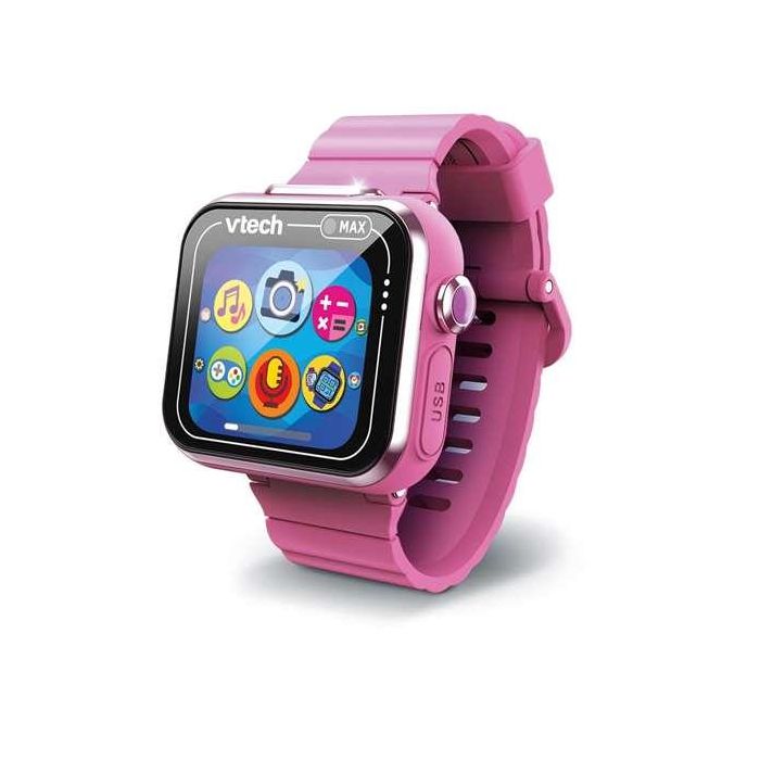 VTech 80-531657-022 Kidizoom Smartwatch Max, Reloj Inteligente para Niños +4 Años con Doble Cámara, Juegos RA y Control Parental, Rosa VTech 80-531657-022 Kidizoom Smartwatch Max, Reloj Inteligente para Niños +4 Años con Doble Cámara, Juegos RA y Control Parental, Rosa