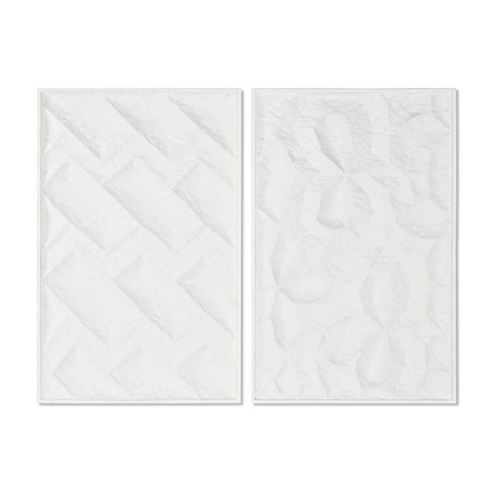 Cuadro Moderno DKD Home Decor Blanco 4 x 92.5 x 58.5 cm (2 Unidades)