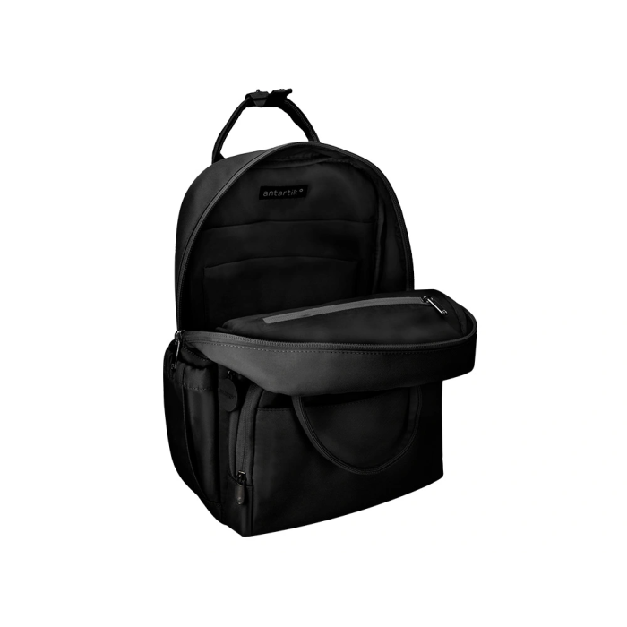 Antartik Mochila Glow bags con Acolchado para Portátil 15", Negro, 25L, 440x33x115mm 7