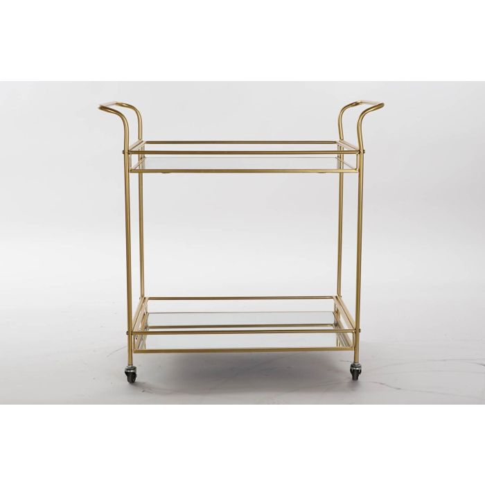 Camarera Glam DKD Home Decor Dorado 40 x 76 x 76 cm 4