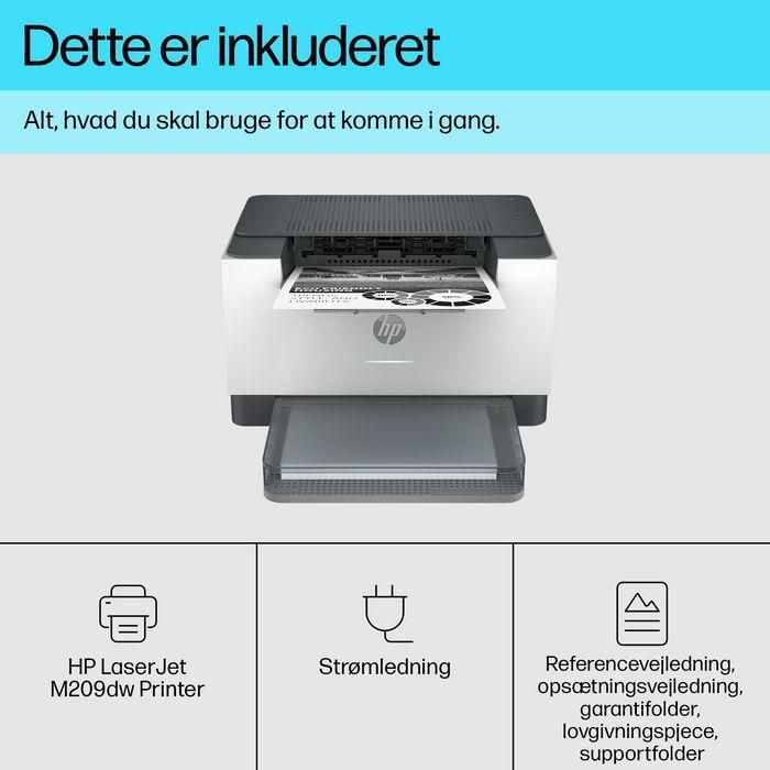 HP LaserJet M209dw Impresora Láser Monocromo WiFi Doble Cara Automática (Dúplex) 29ppm Rápida Compacta para Oficina/Hogar Blanca 25 HP LaserJet M209dw Impresora Láser Monocromo WiFi Doble Cara Automática (Dúplex) 29ppm Rápida Compacta para Oficina/Hogar Blanca 25