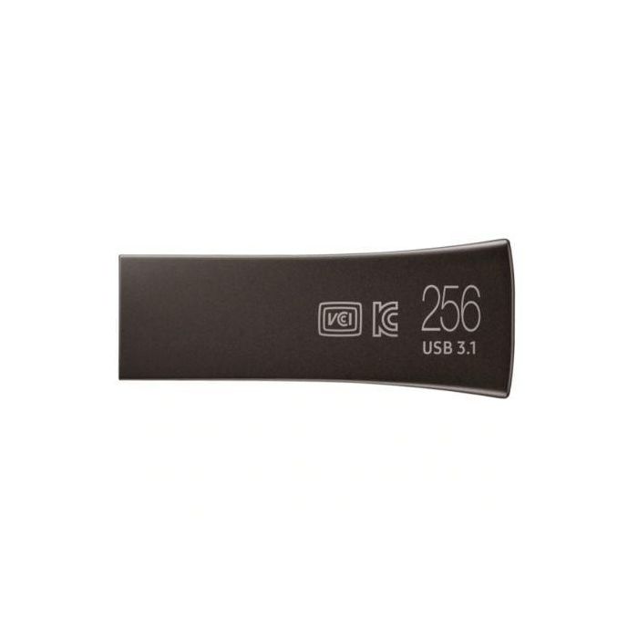 Samsung MUF-256BE4/APC Pendrive USB 3.1 Gen 1 256GB BAR Plus Titan Gray, 400 MB/s Lectura, Cuerpo Metálico, Duradero 1 Samsung MUF-256BE4/APC Pendrive USB 3.1 Gen 1 256GB BAR Plus Titan Gray, 400 MB/s Lectura, Cuerpo Metálico, Duradero 1