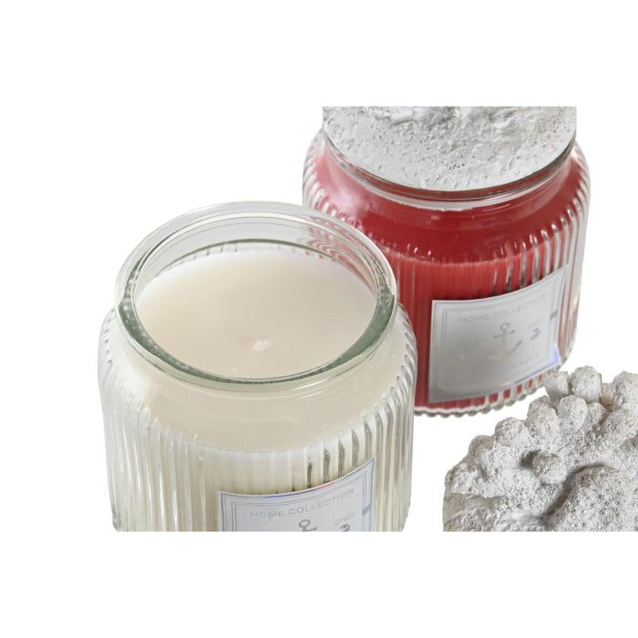 Vela Perfumada DKD Home Decor Coral Mediterráneo 430 g (2 Unidades) 1 Vela Perfumada DKD Home Decor Coral Mediterráneo 430 g (2 Unidades) 1