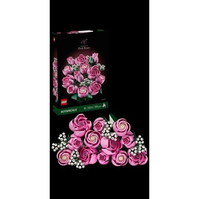 Lego Juego de Construcción Ramo de Rosas Rosadas Botanicals 4