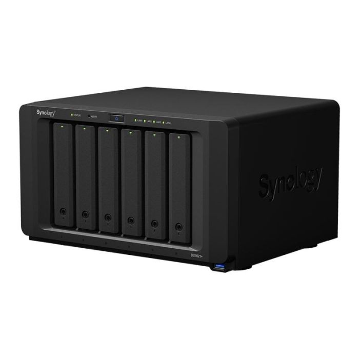 Synology DS1621+ Servidor NAS de Escritorio Ryzen Embedded V1500B 2.2GHz 4GB DDR4 0TB para Pymes DiskStation Manager Negro 1 Synology DS1621+ Servidor NAS de Escritorio Ryzen Embedded V1500B 2.2GHz 4GB DDR4 0TB para Pymes DiskStation Manager Negro 1