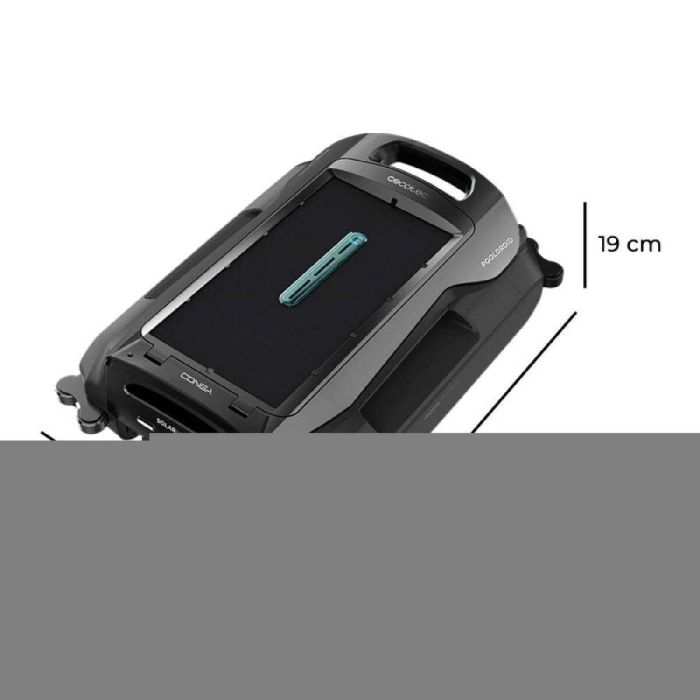 Cecotec Limpiafondos automático piscina Conga PoolDroid Flotante solar inalámbrico negro 12