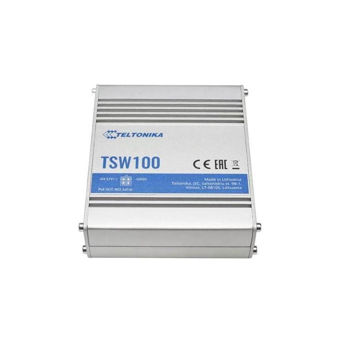 5P Teltonika TSW100 Industrial GSwitch 4x PoE+ (120W) 0 5P Teltonika TSW100 Industrial GSwitch 4x PoE+ (120W) 0