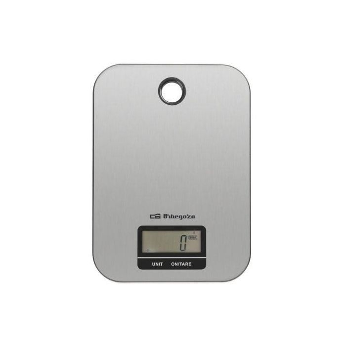 Báscula de Cocina Electrónica Orbegozo PC 1019/ hasta 5kg/ Plata