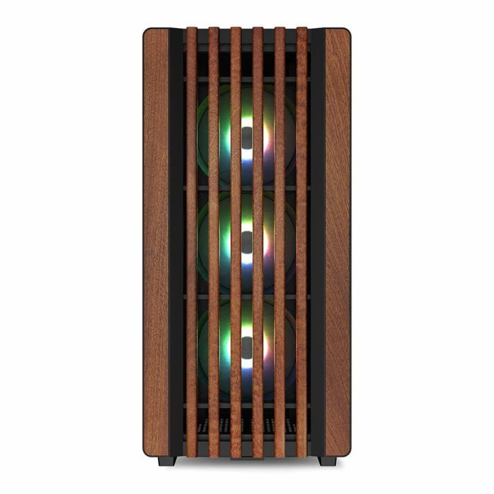 Sharkoon REBEL C70G RGB - Torre Gaming Full Tower con Panel Frontal de Madera, Cristal Templado y 4 Ventiladores RGB Negro 2 Sharkoon REBEL C70G RGB - Torre Gaming Full Tower con Panel Frontal de Madera, Cristal Templado y 4 Ventiladores RGB Negro 2