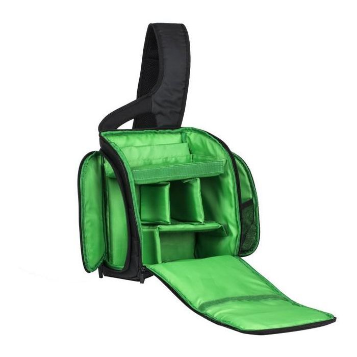 Riva Kameraumhängetasche Green Mantis 8Fächer grün/sch 7470 10